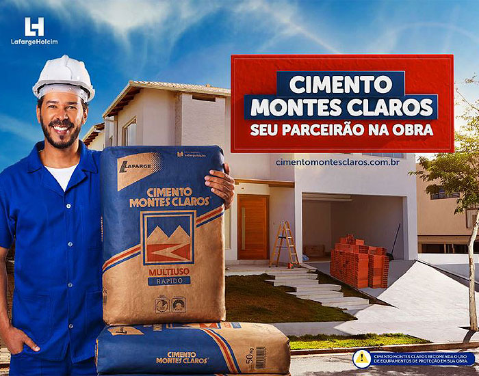 LafargeHolcim apresenta nova campanha para o Cimento Montes Claros