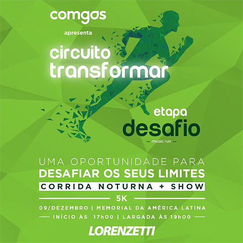 Lorenzetti é patrocinadora do Circuito Transformar Music Run em São Paulo
