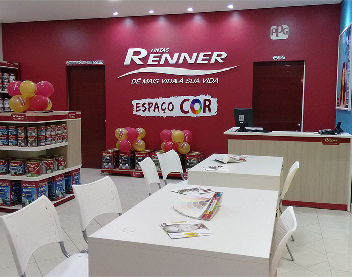 Tintas Renner inaugura seu centésimo Centro de Pinturas no País