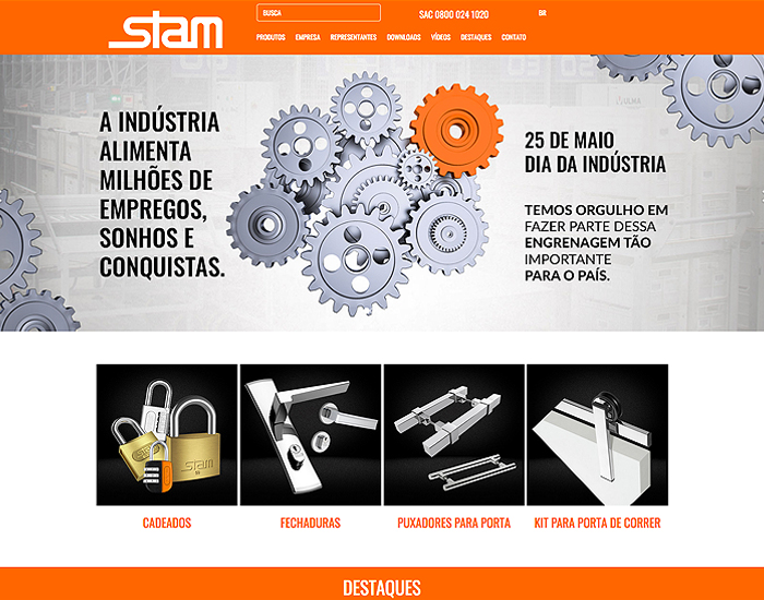 Para acompanhar as mudanças digitais, Stam apresenta novo site
