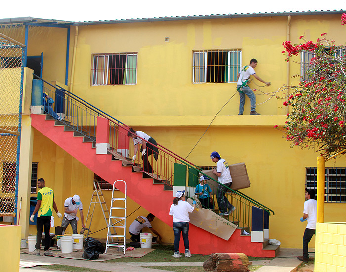 Ação solidária promove revitalização de Centro de Juventude em São Paulo