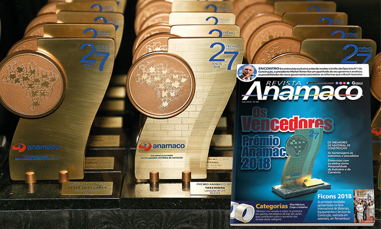 Vencedores do Prêmio Anamaco 2018