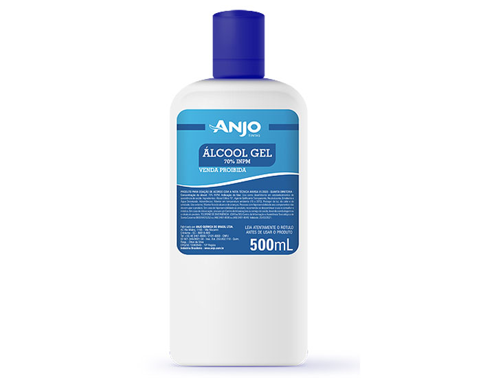 Anjo Tintas vai fabricar frascos de álcool em gel e líquido 70% para doação