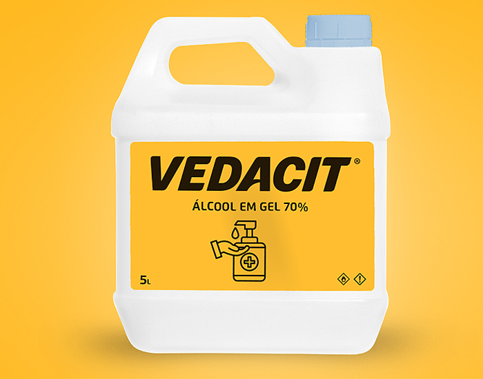 Vedacit faz doação de álcool em gel para hospital em São Paulo