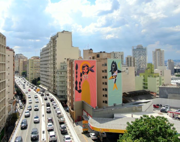 Suvinil apresenta Empenas do artista plástico Speto no centro da capital paulista