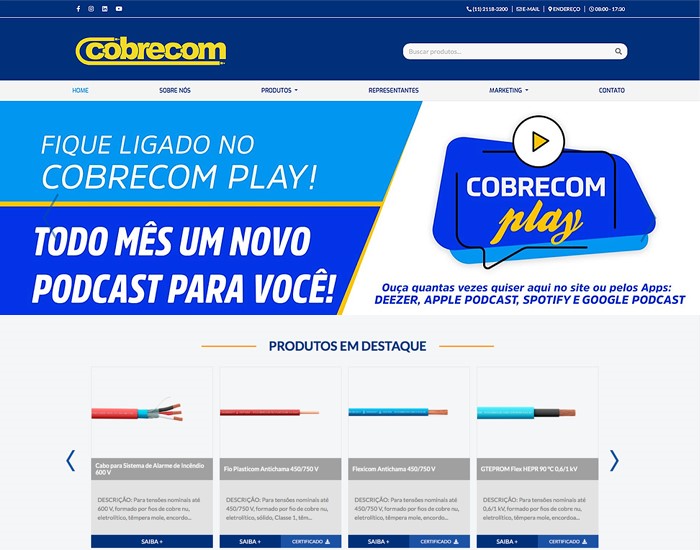 Com novo apelo visual, IFC/COBRECOM apresenta seu novo site   