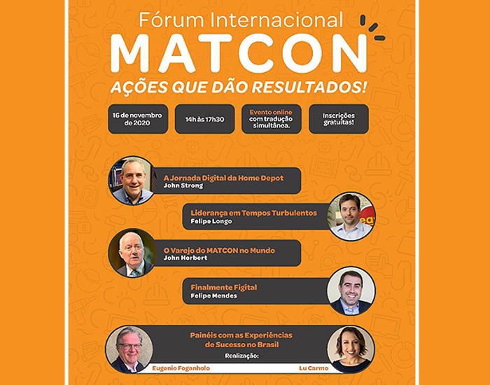 On-line, Fórum Internacional de Material de Construção será no próximo dia 16