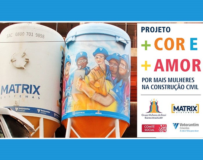 Votorantim Cimentos promove o projeto +Cor e +Amor na Matrix