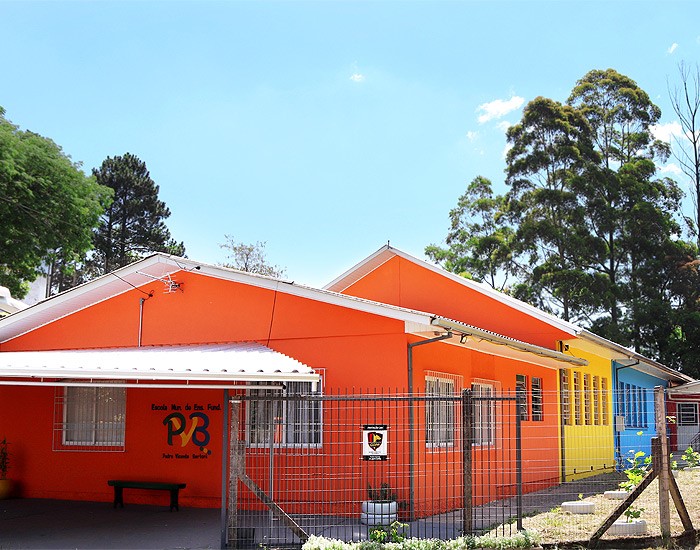 Escola Padre Vicente Bertoni é revitalizada com apoio do Tudo de Cor 