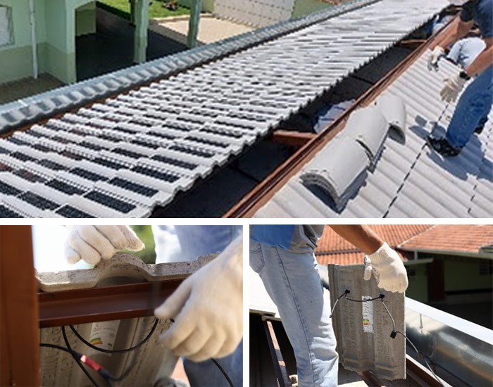 Eternit instala os primeiros projetos-pilotos com telhas fotovoltaicas de concreto   