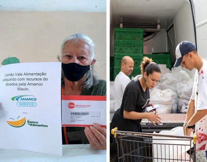 Wavin faz doação para a ONG Banco de Alimentos de São Paulo