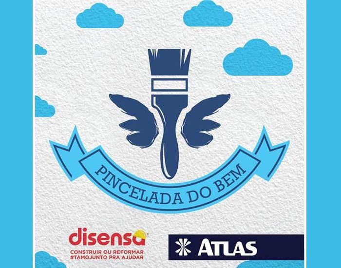 Disensa e Atlas promovem a campanha “Pinceladas do Bem” no Rio de Janeiro