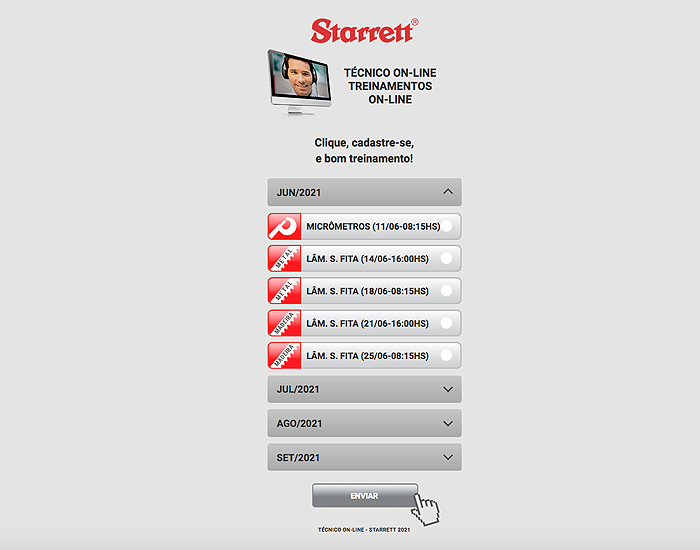 Starrett moderniza área de treinamentos e oferece cursos gratuitos on-line