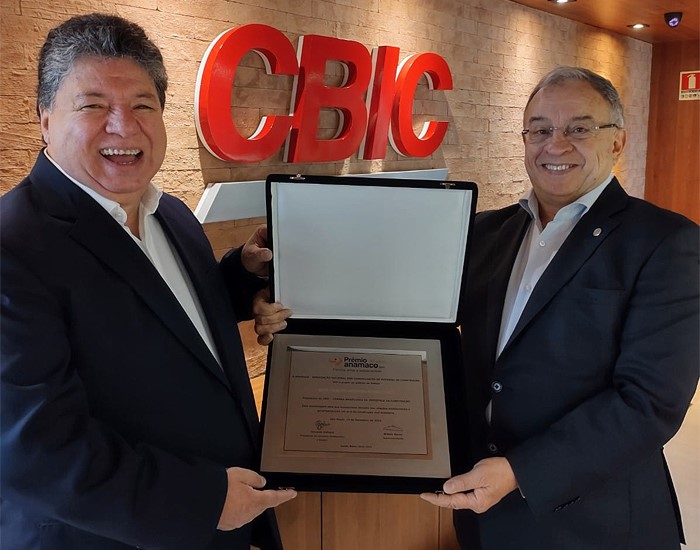 Anamaco homenageia José Carlos Rodrigues Martins, presidente da CBIC