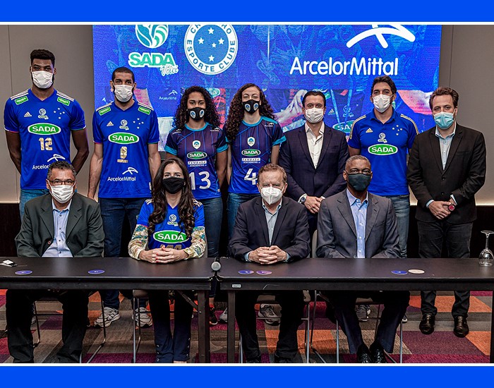ArcelorMittal é a nova patrocinadora da equipe de vôlei Sada Cruzeiro