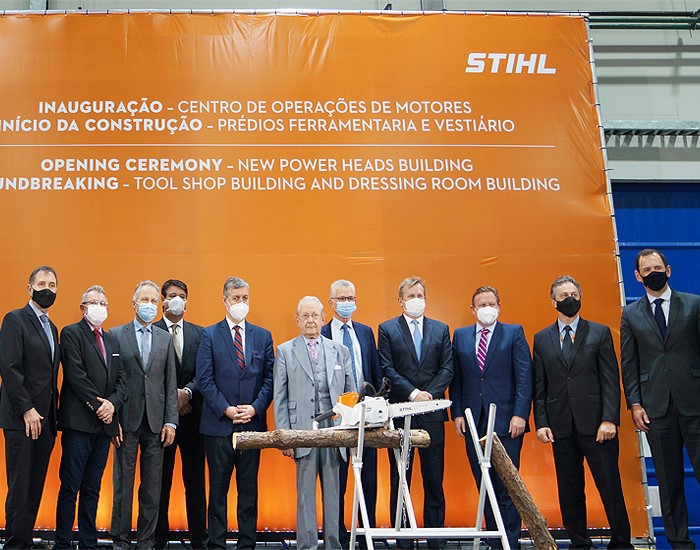 Stihl inaugura Centro de Operações Motores e anuncia novos investimentos