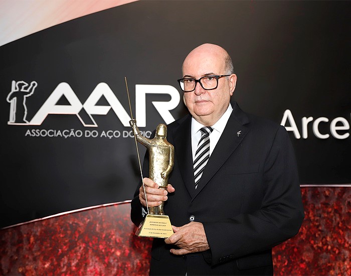 Presidente da ArcelorMittal Brasil é eleito o “Homem do Aço” 2021