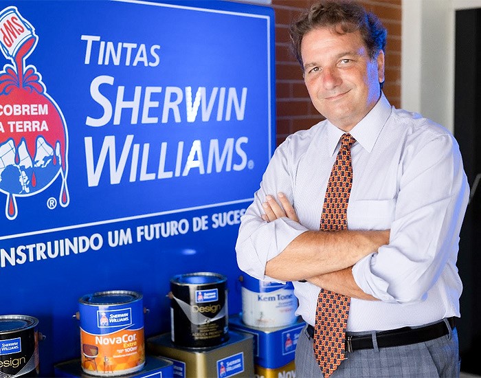 Nilton Rezende será o novo gerente Geral da Sherwin-Williams no Brasil