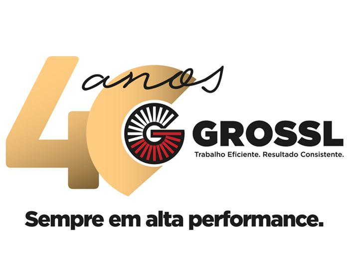 Grossl apresenta logomarca e planejamento estratégico para celebrar seus 40 anos
