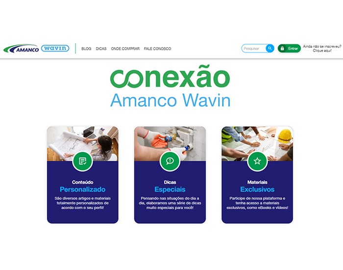 Amanco Wavin lança Portal para profissionais da construção civil