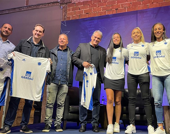 Cruzeiro e Gerdau anunciam parceria em prol do futebol feminino
