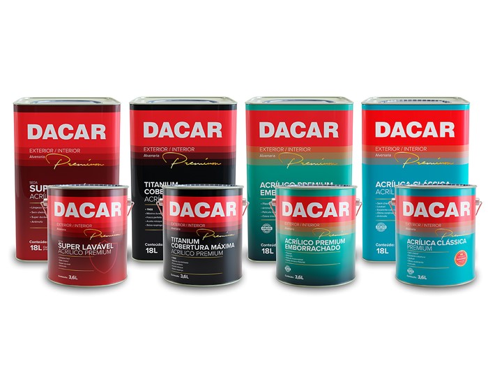 Tintas Dacar mostra novo design para as linhas de embalagens
