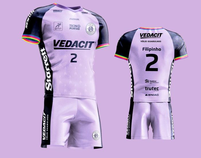 Vedacit Vôlei Guarulhos lança uniforme que valoriza a diversidade