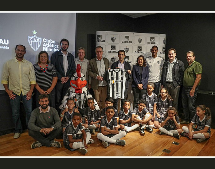 Gerdau e Clube Atlético Mineiro renovam parceria para as categorias de base