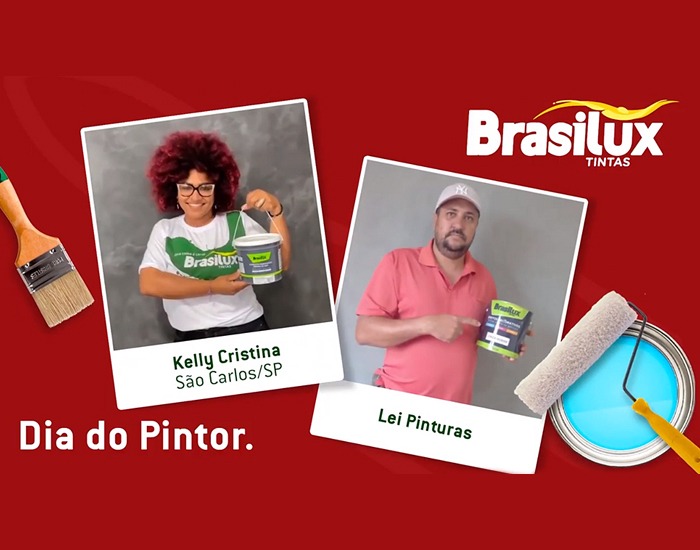 Brasilux produz vídeo para homenagear os profissionais de pintura