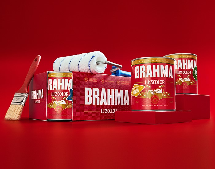 Lukscolor e Brahma resgatam tradição das pinturas de rua para a Copa do Mundo