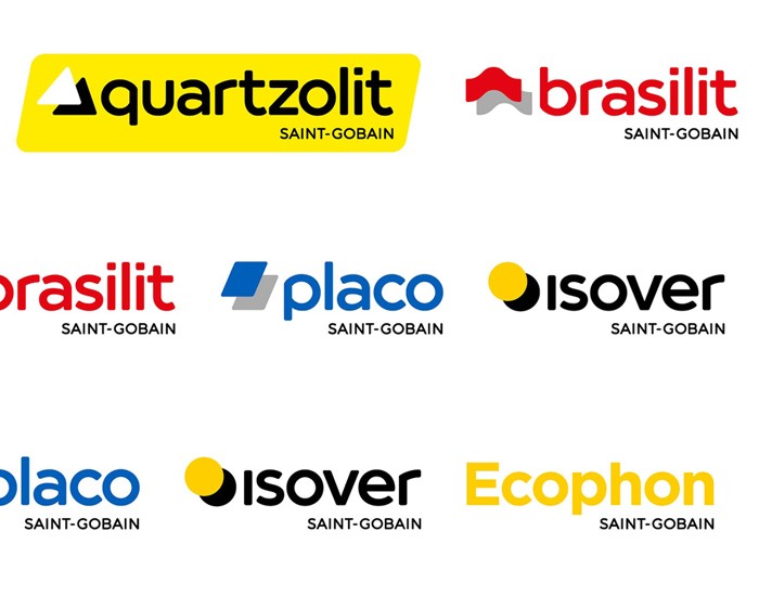 Saint-Gobain Produtos Para Construção renova logos de suas marcas