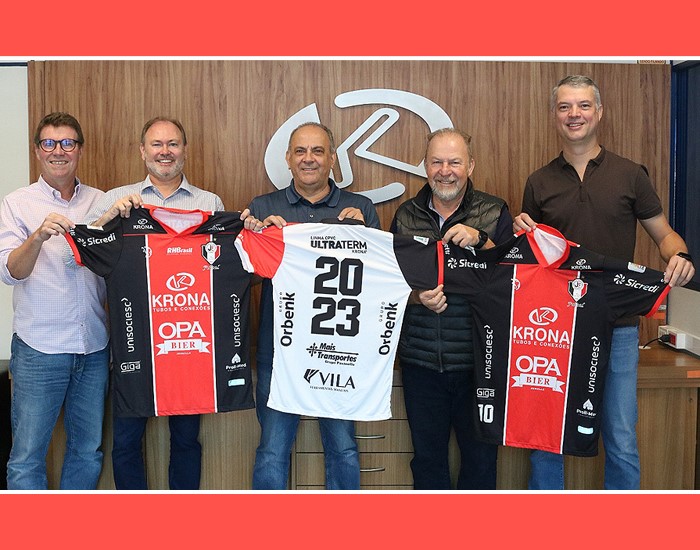 Krona renova patrocínio máster com o JEC Futsal para o ano de 2023
