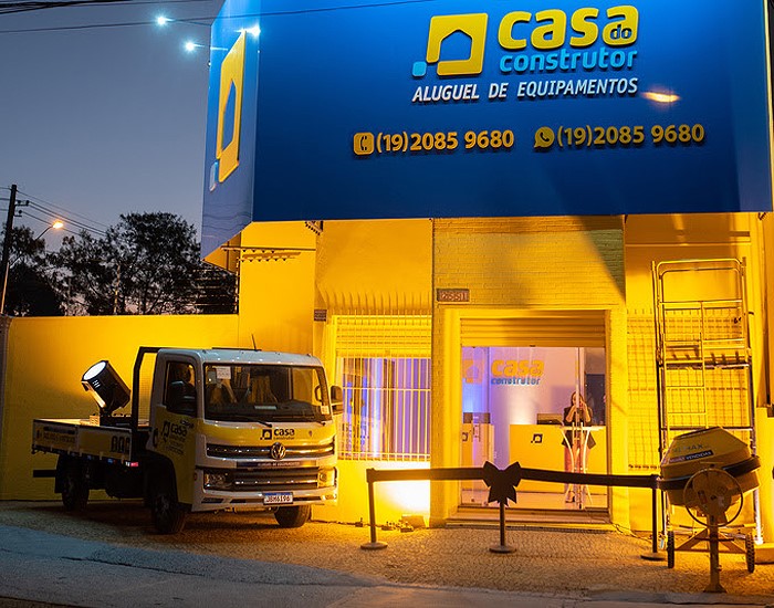 Que a Casa do Construtor 🚚 é a maior rede de locação de