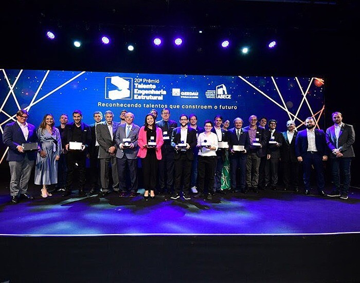Gerdau e Abece premiam os vencedores do 20º Prêmio Talento Engenharia Estrutural