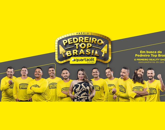 Quartzolit lança o primeiro episódio do reality show “Pedreiro Top Brasil”