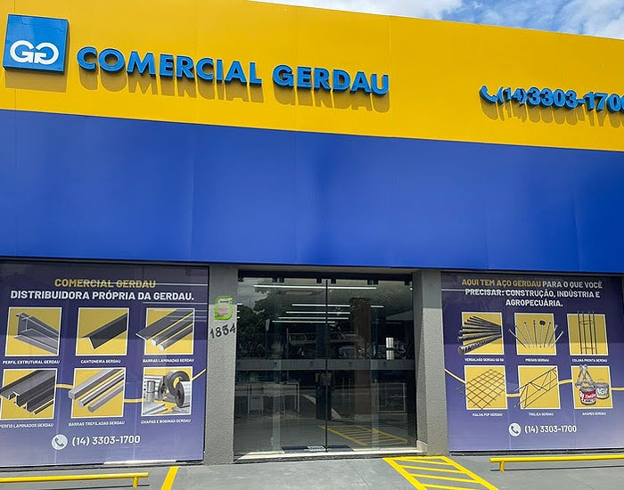 Gerdau inaugura unidade conceito de distribuição de produtos em aço em Marília