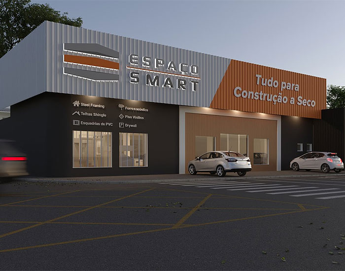 Espaço Smart inaugura loja em Vitória para expandir oferta de steel frame no ES 