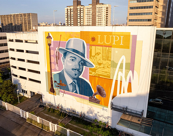Tintas Renner fornece tinta para mural em homenagem a Lupicínio Rodrigues