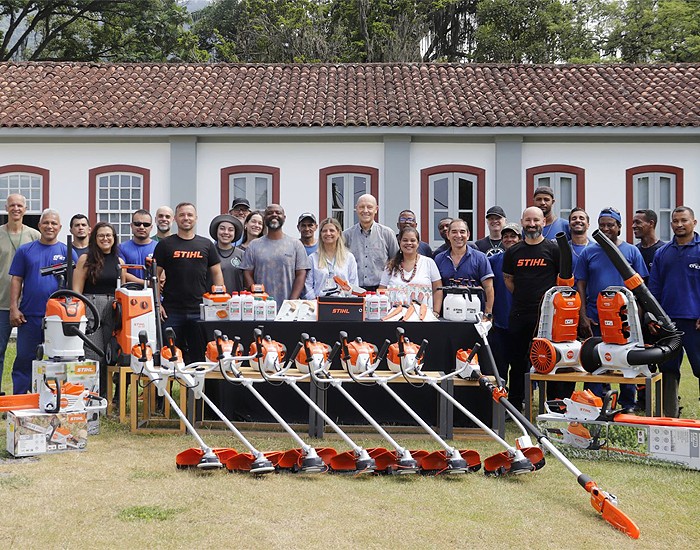 Stihl faz doação de equipamentos ao Jardim Botânico do Rio de Janeiro