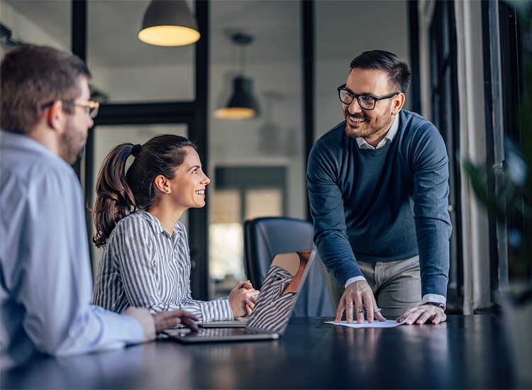 Confiança empresarial estável