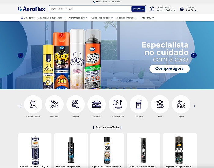 Aeroflex renova seu e-commerce para fortalecer relação com seus clientes