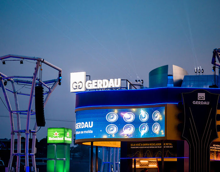 Aço Gerdau estará presente no The Town, que acontece em setembro, em São Paulo  