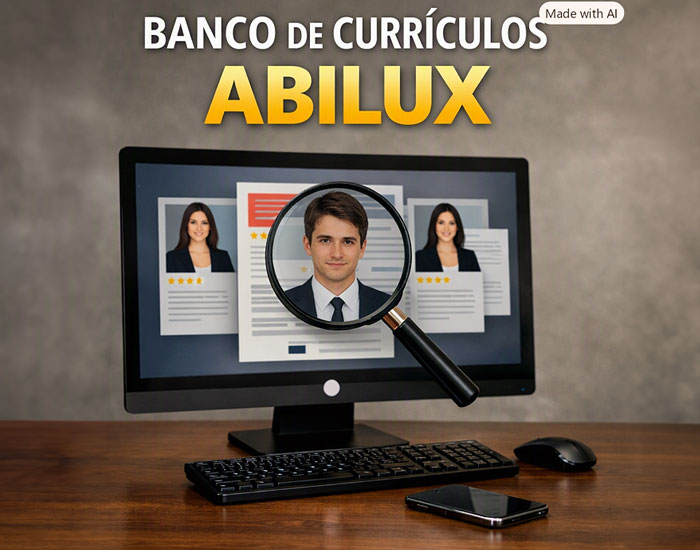 Abilux cria espaço em seu site para estimular o emprego na indústria de iluminação