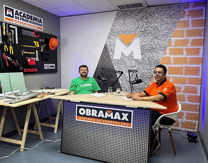 Obramax impulsiona capacitação na construção civil com canal no YouTube 
