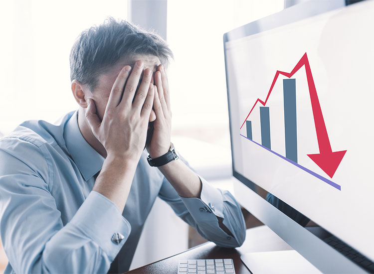 Recuperação de crédito em queda  