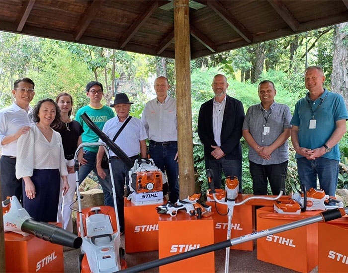 Stihl doa equipamentos e celebra 45 anos de parceria entre gaúchos e japoneses 