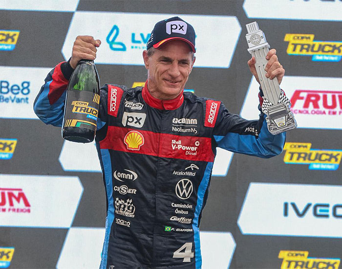 ArcelorMittal e Felipe Giaffone renovam parceria para Copa Truck 2026