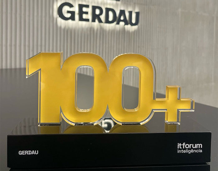 Gerdau entre as 50 empresas mais inovadoras do Brasil em ranking de TI 