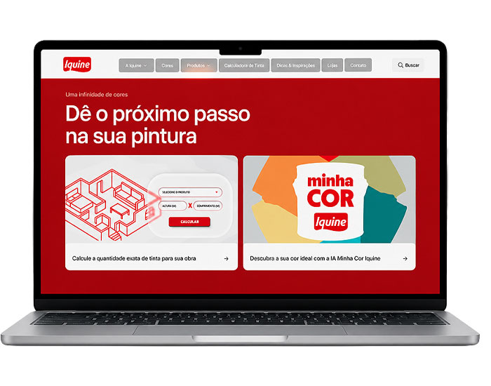 Tintas Iquine lança site para ajudar clientes na escolha de soluções com uso de IA 