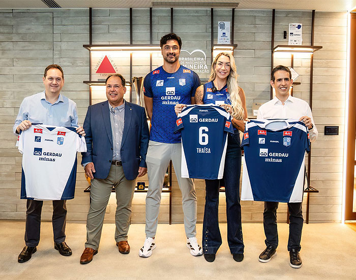 Gerdau renova patrocínio, por mais um ano, ao time de vôlei feminino Gerdau Minas